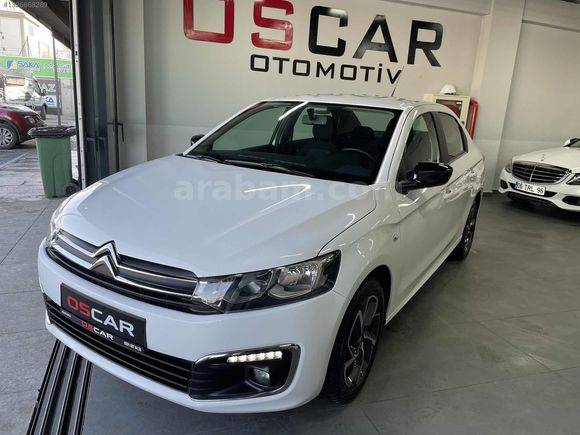 2021 MODEL 1.5 HDI 100 HP CİTROEN C-ELYSEE S BAKIMLI KREDİ KARTI