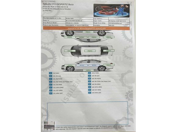 2023 CİTROEN C-ELEYSE 1.5 DİESEL