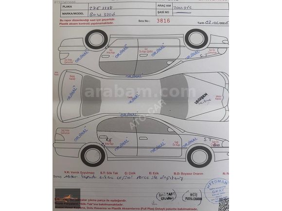 ATO-CAR'DAN 2012 3.20d 184HP MODERNLİNE LCİ FAR+BEJ DERİ+SUNROOF