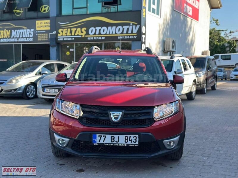 Galeriden Dacia Sandero 1.5 dCi Stepway 2016 Model Yalova 218.000 km Kırmızı