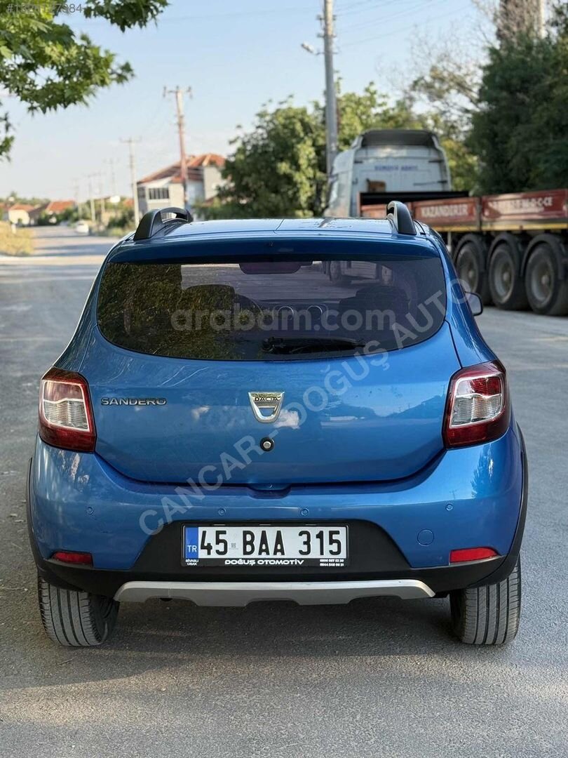 Galeriden Dacia Sandero 1.5 dCi Stepway 2015 Model Uşak 212.000 km Mavi 7