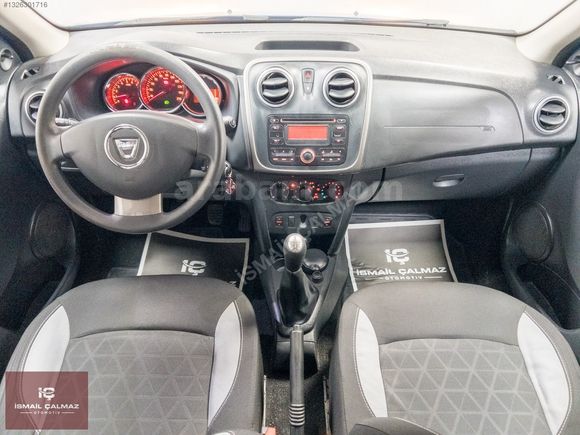 "%0 FAİZ KREDİ"2015 SANDERO STEPWAY 1.5 DCI "124.787 KM"