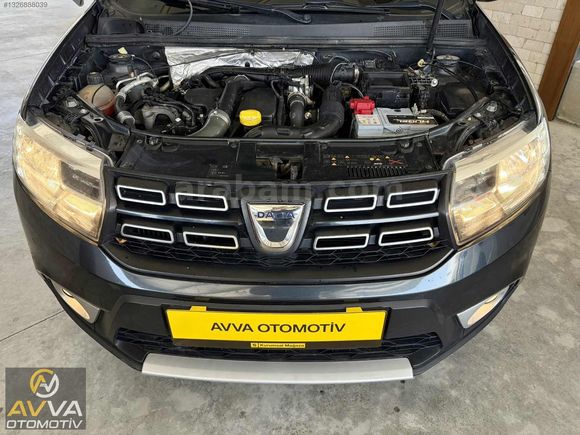 AVVA OTOMOTİV'den.2017 MD.DACIA SANDERO 1.5 DCİ STEPWAY.HATASIZ