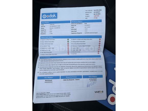 Sahibinden Renault Clio 1.5 dCi Touch 2015 Model 