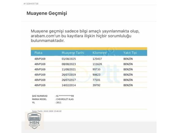 HSN | HATASIZ BOYASIZ 2011 Chevrolet Aveo 133.Bin Km