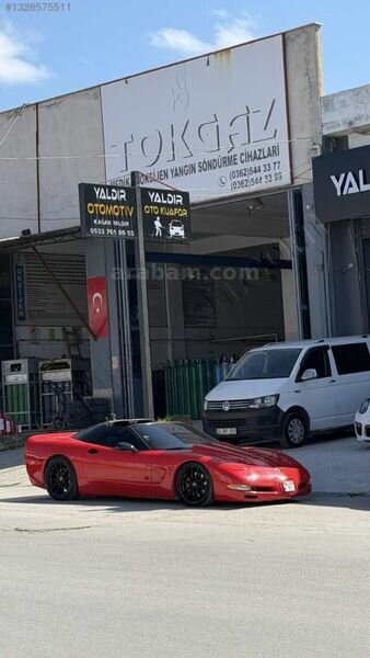 Galeriden Chevrolet Corvette C5 2000 Model Samsun 133.000 km Kırmızı