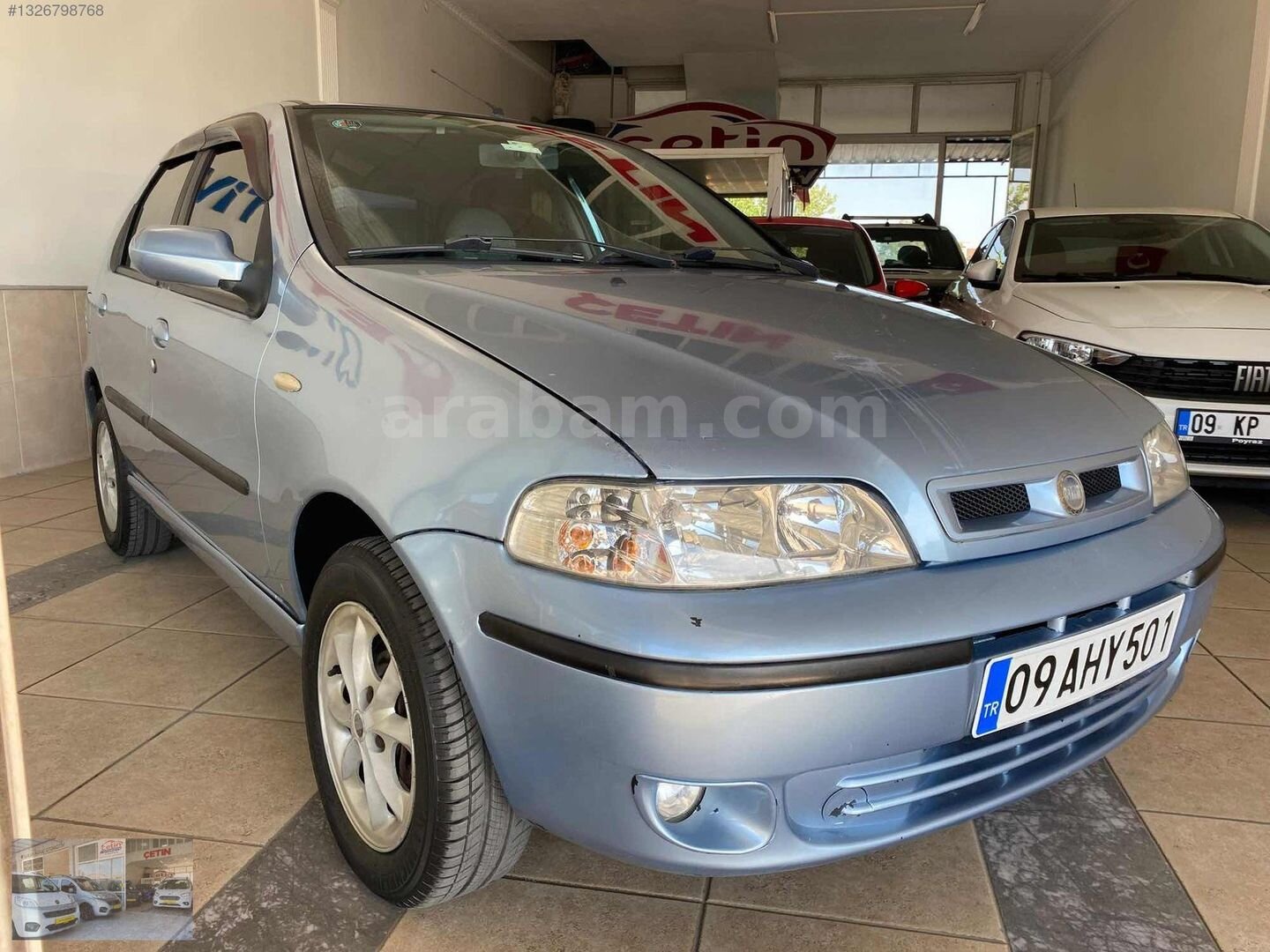Galeriden Fiat Palio 1.2 EL Speedgear 2005 Model Aydın 112.000 km Mavi 7