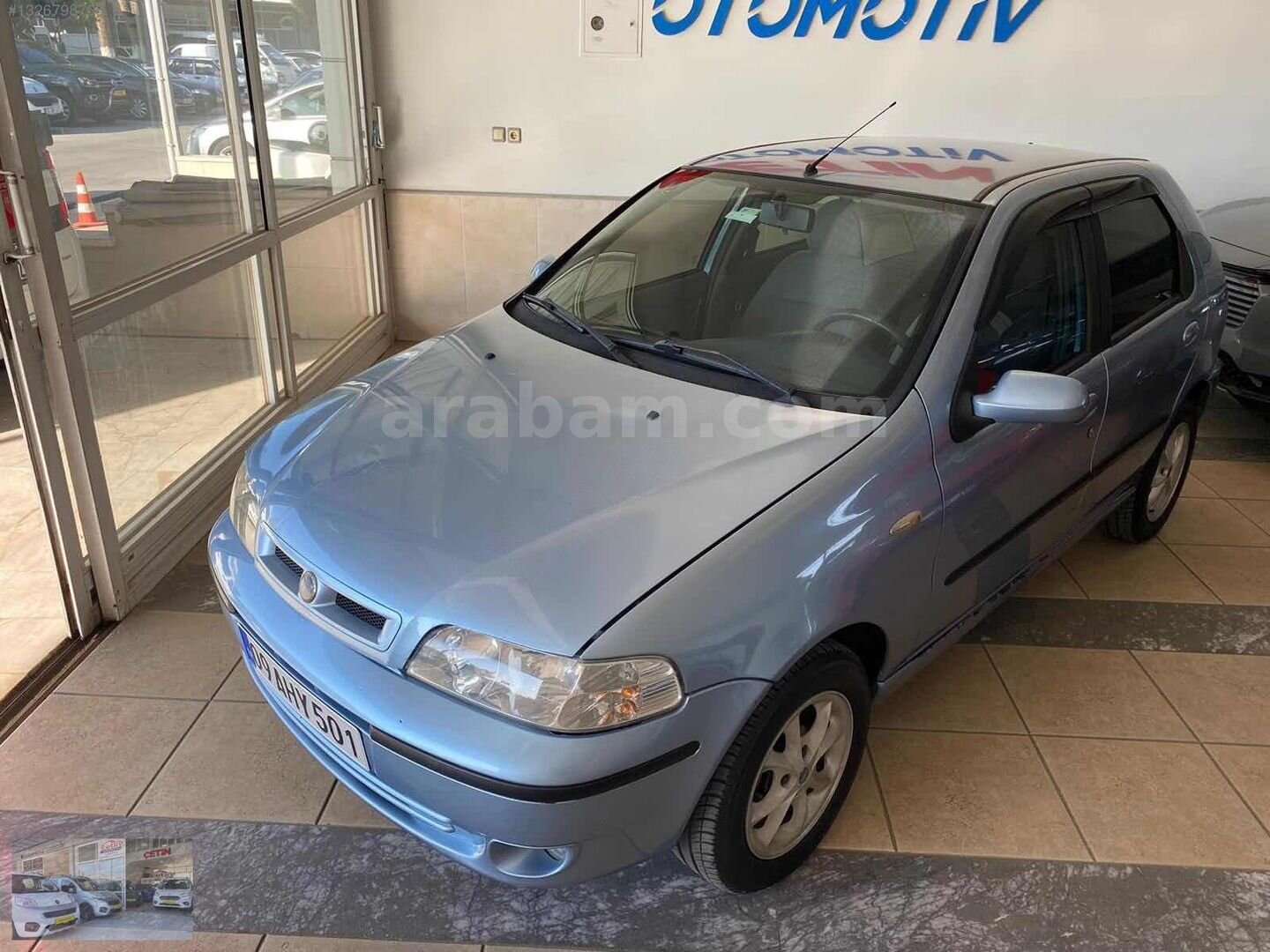 Galeriden Fiat Palio 1.2 EL Speedgear 2005 Model Aydın 112.000 km Mavi 3