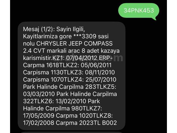 Sahibinden Jeep Patriot 2.4 CVT 2008 Model 