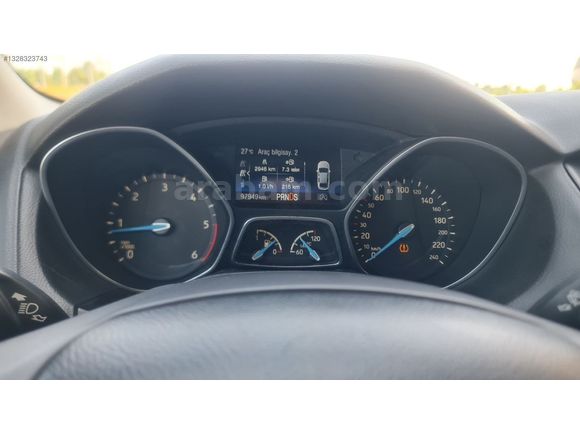 2017 model ford Focus 1.5 dCi otomatik vites sunrooflu düşük km