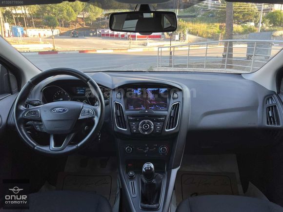 2018 ÇIKIŞLI FORD FOCUS 1.6 Tİ-VCT LPGLİ 94BİN E. TEYP DOLUSU