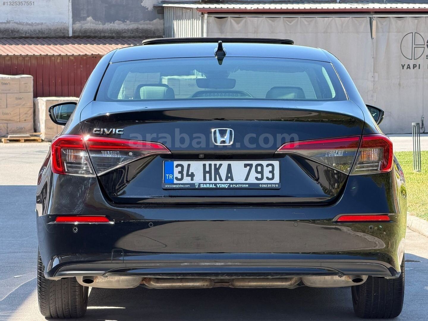 Galeriden Honda Civic 1.5 i-VTEC Executive Plus 2023 Model Kocaeli 29.600 km Siyah 6
