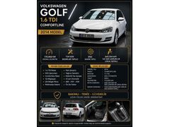 Sahibinden Volkswagen Golf 1.6 TDi BlueMotion Comfortline 2014 Model 
