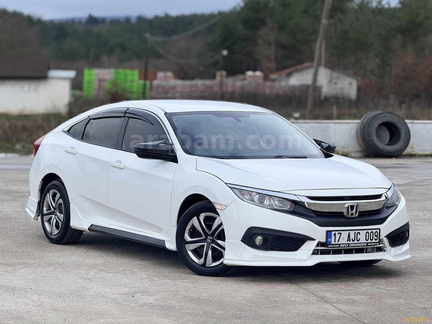 Galeriden Honda Civic 1.6i DTEC Elegance 2018 Model Çanakkale 200.000 km Beyaz 1