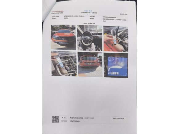 Sahibinden 4X4 Dacia Duster 1.3 Tce Comfort 2021 Model