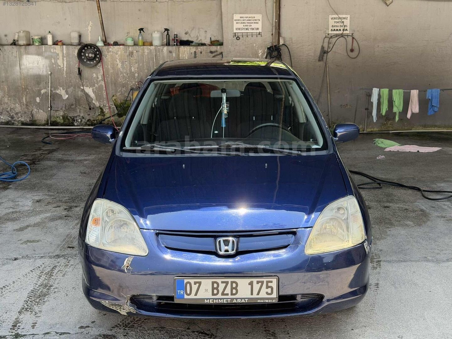 Galeriden Honda Civic 1.6 LS 2002 Model Mersin 370.000 km Mavi 6