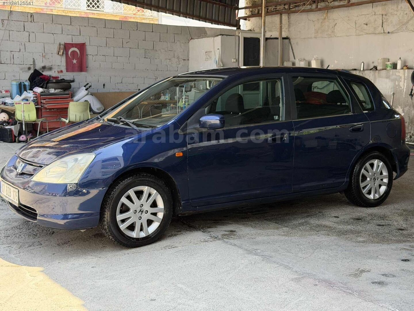 Galeriden Honda Civic 1.6 LS 2002 Model Mersin 370.000 km Mavi 4