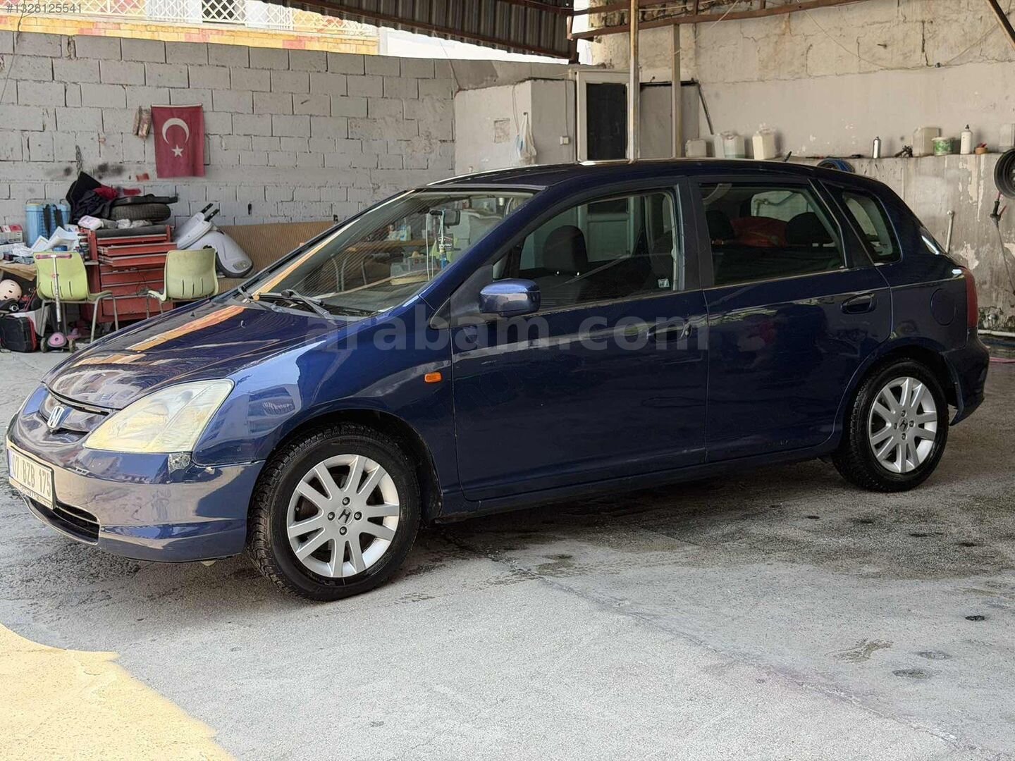 Galeriden Honda Civic 1.6 LS 2002 Model Mersin 370.000 km Mavi 5