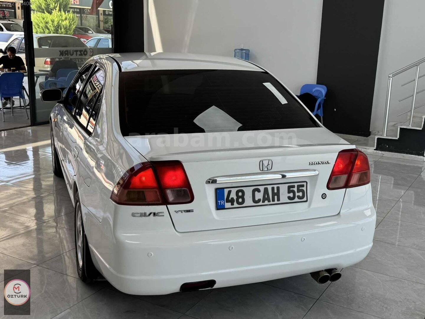 Galeriden Honda Civic 1.6 LS 2003 Model Aydın 354.000 km Beyaz 5