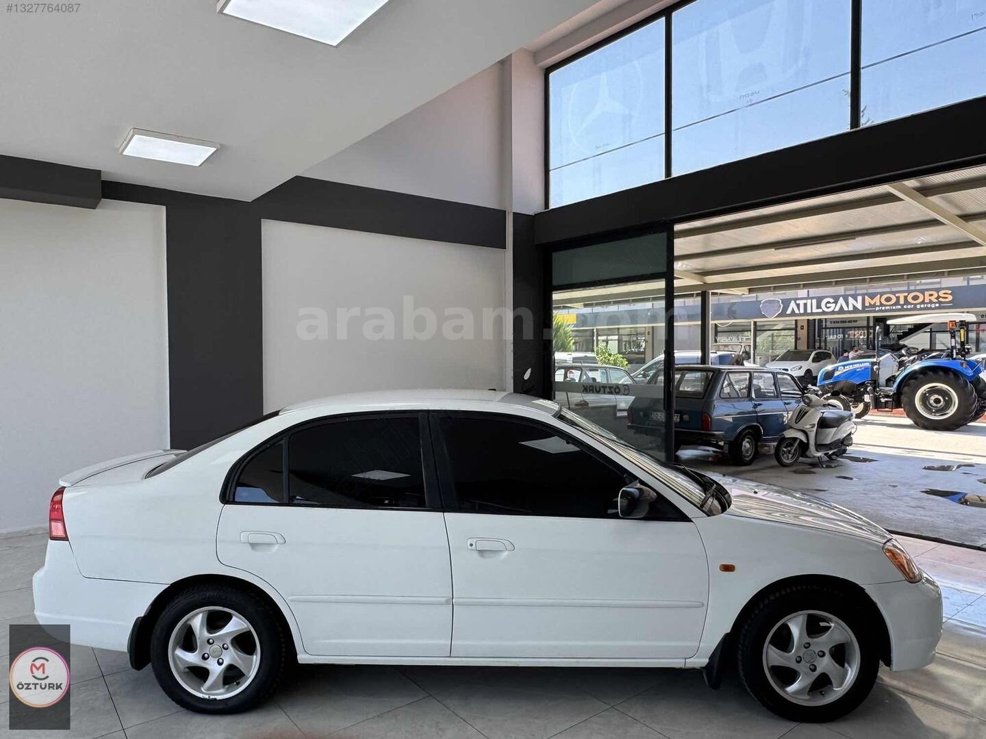 Galeriden Honda Civic 1.6 LS 2003 Model Aydın 354.000 km Beyaz 6