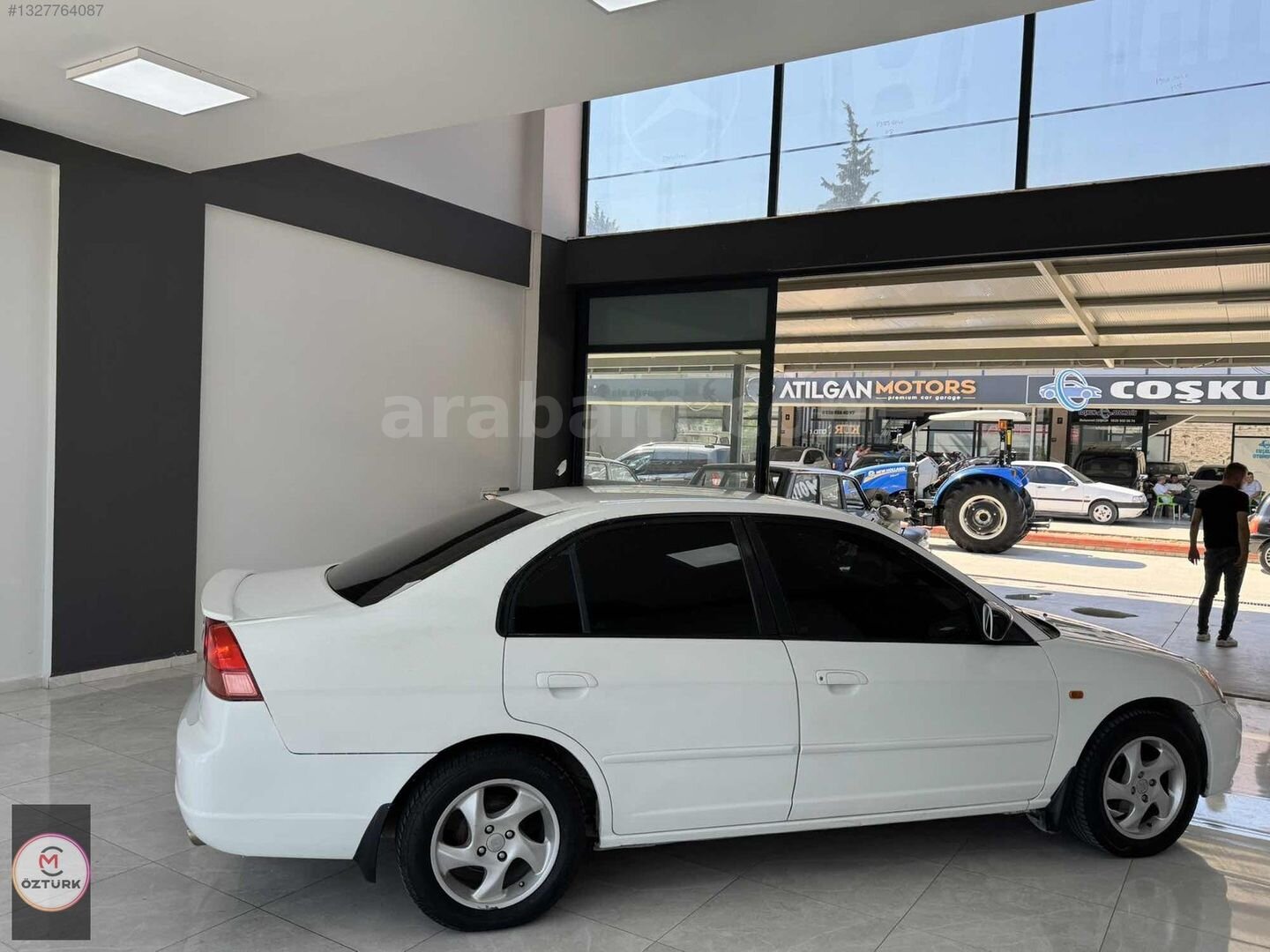 Galeriden Honda Civic 1.6 LS 2003 Model Aydın 354.000 km Beyaz 7