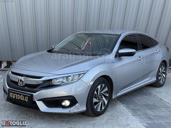 GÜROĞLUNDAN 2018 MODEL 210 BİN KM DE HATASIZ BOYASIZ CİVİC