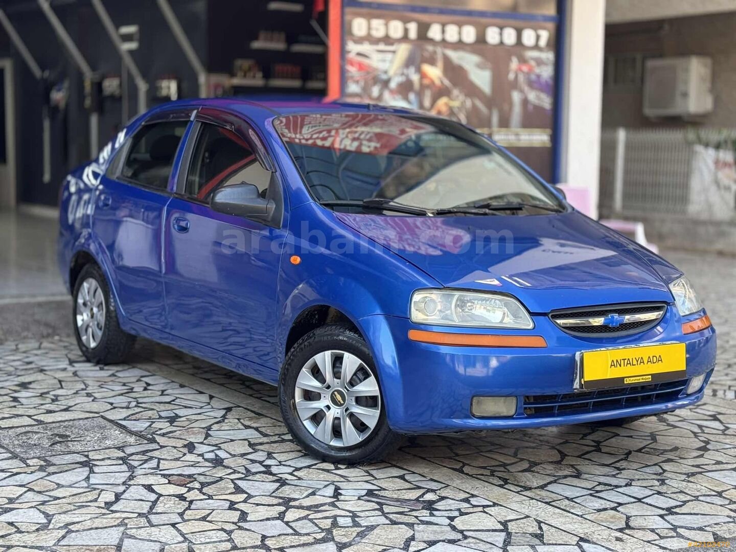 Galeriden Chevrolet Kalos 1.4 SX 2005 Model Antalya 235.000 km Mavi 3