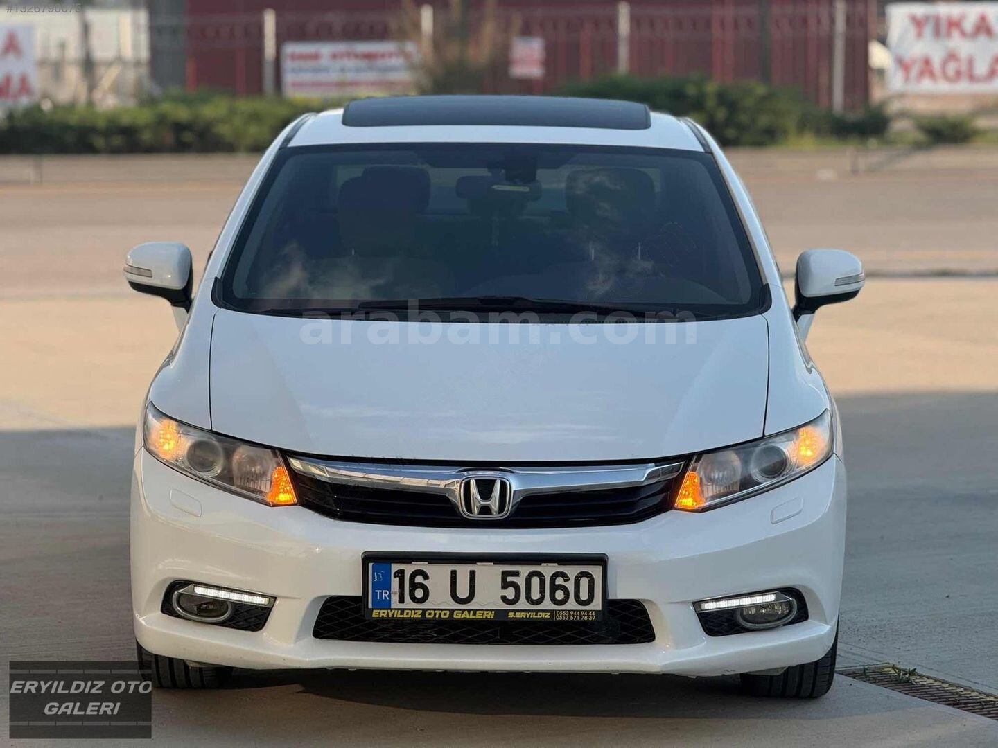 Galeriden Honda Civic 1.6i VTEC Eco Elegance 2013 Model Ankara 134.000 km Beyaz 5