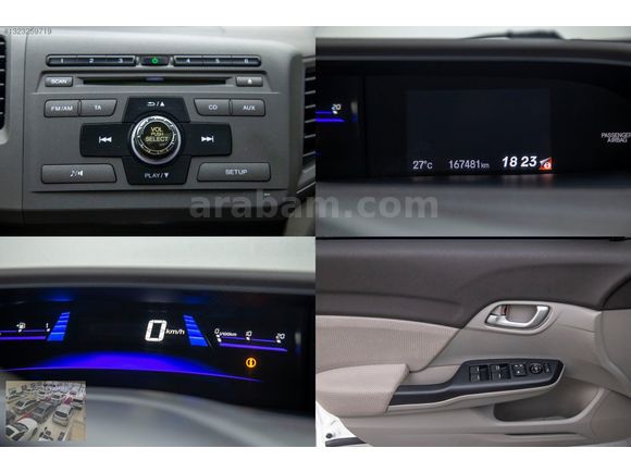 YURDUSEVEN'' 2014 HONDA Civic 1.6İ VTEC Eco Elegance tek elden