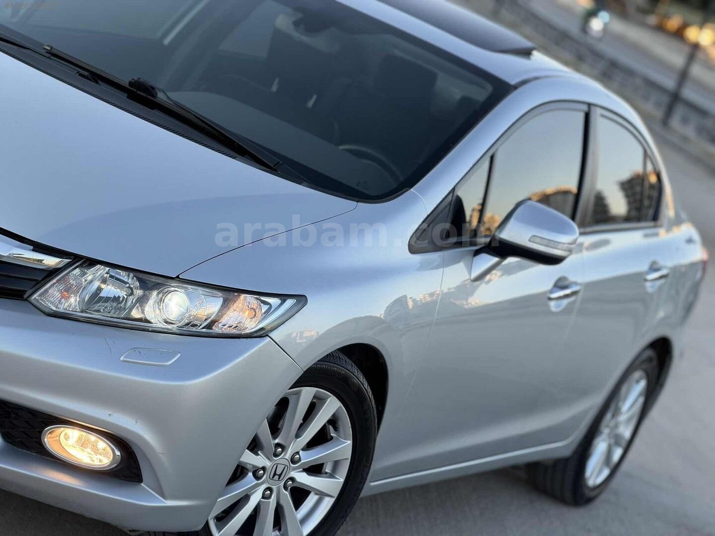 Galeriden Honda Civic 1.6i VTEC Eco Elegance 2014 Model Ankara 118.000 km Gri 2