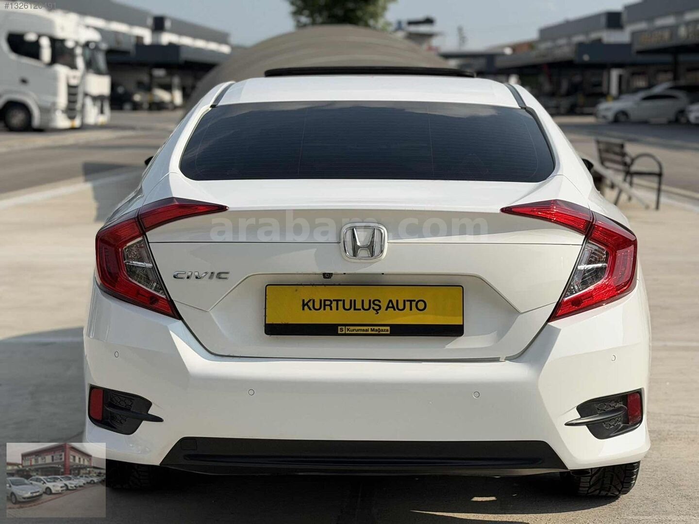 Galeriden Honda Civic 1.6i VTEC Eco Elegance 2019 Model Adana 72.000 km Beyaz 5