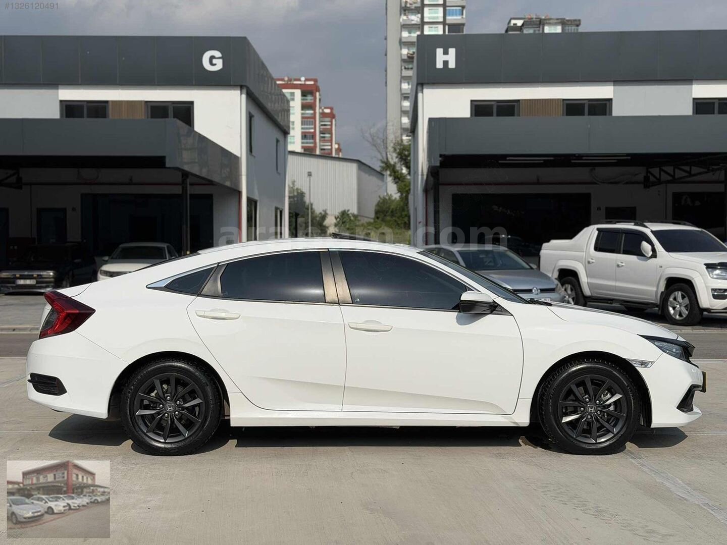 Galeriden Honda Civic 1.6i VTEC Eco Elegance 2019 Model Adana 72.000 km Beyaz 7