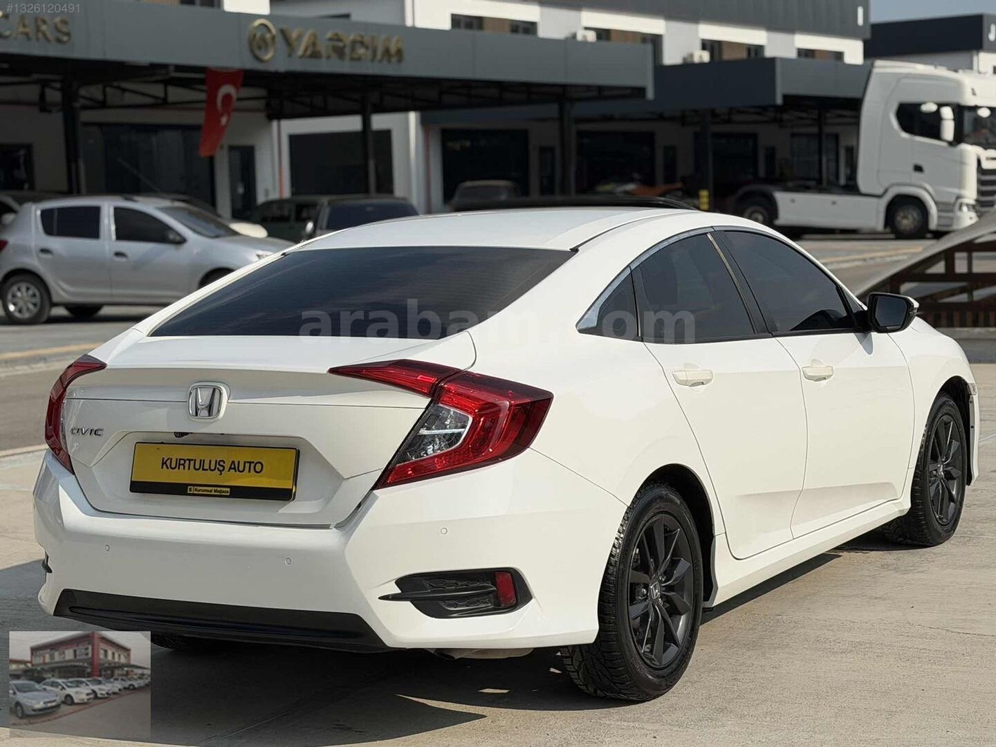 Galeriden Honda Civic 1.6i VTEC Eco Elegance 2019 Model Adana 72.000 km Beyaz 6