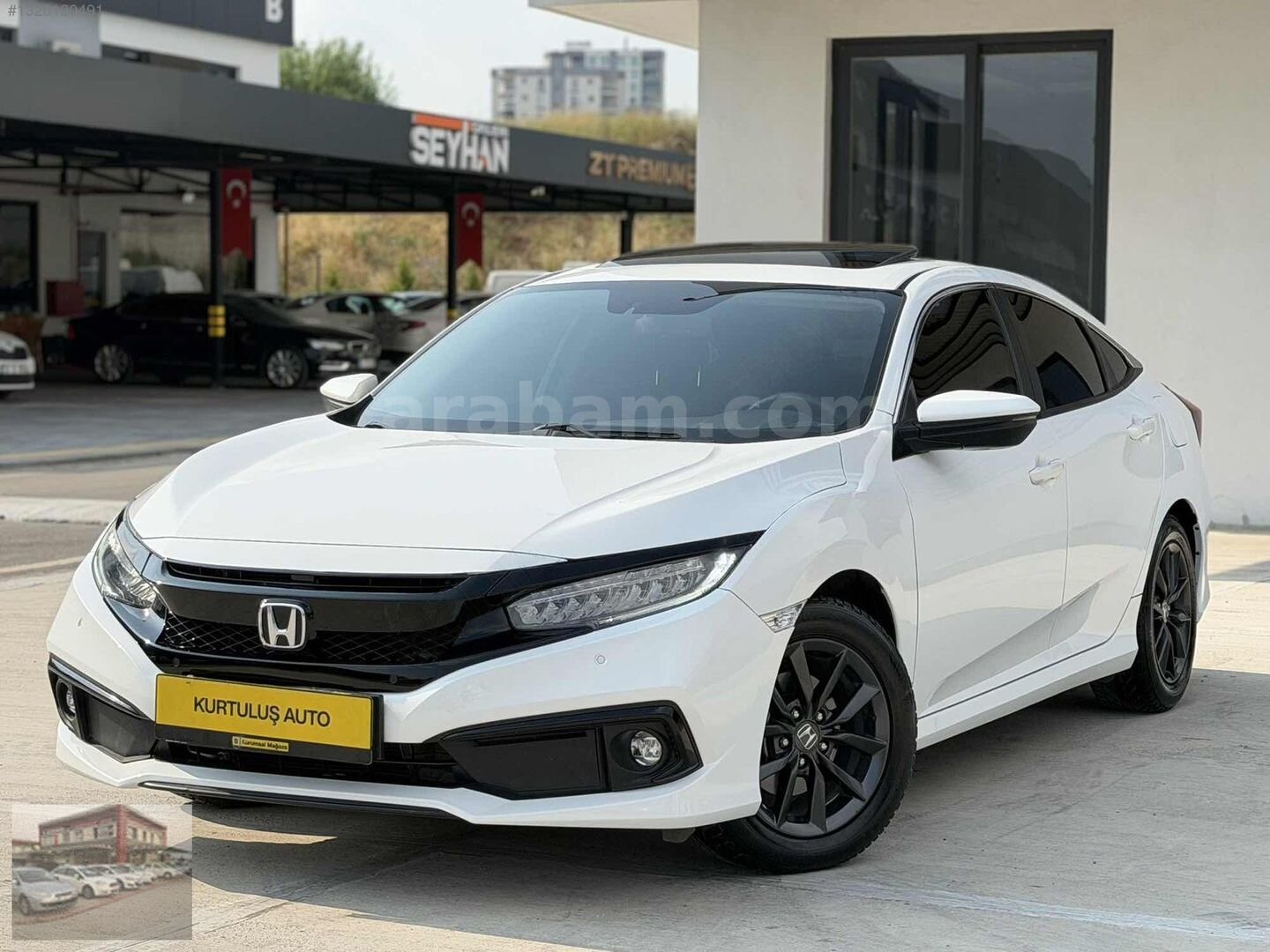 Galeriden Honda Civic 1.6i VTEC Eco Elegance 2019 Model Adana 72.000 km Beyaz 1