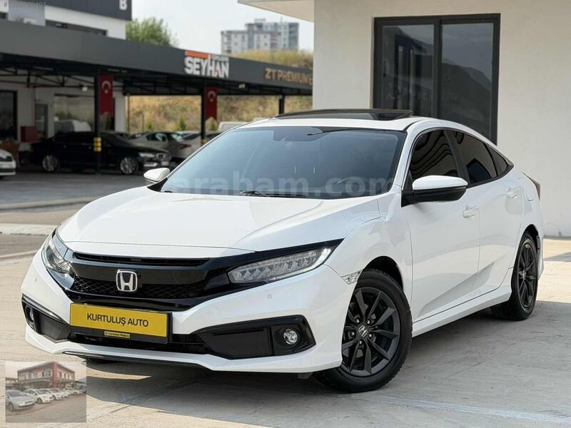 Galeriden Honda Civic 1.6i VTEC Eco Elegance 2019 Model Adana 72.000 km Beyaz