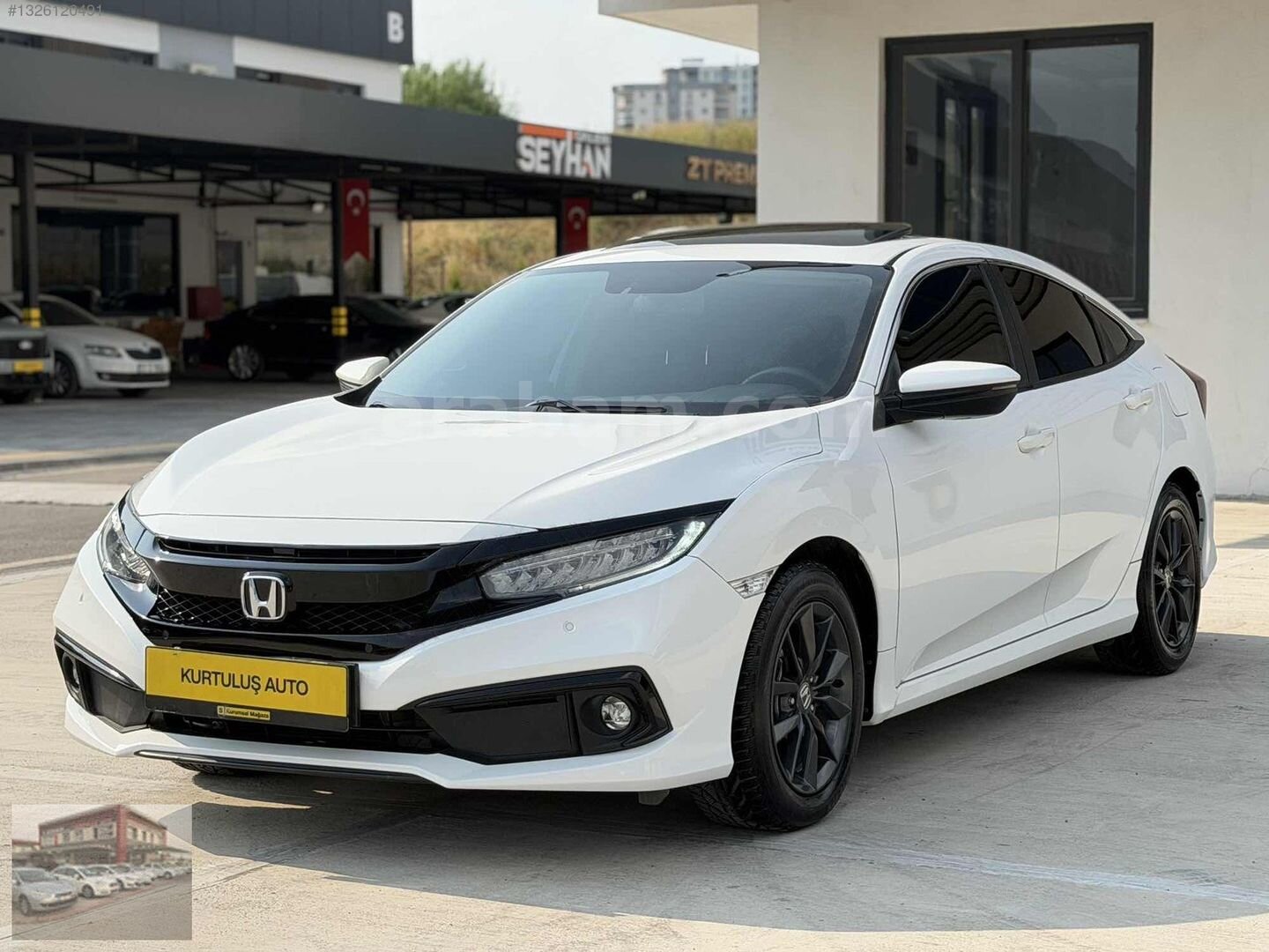 Galeriden Honda Civic 1.6i VTEC Eco Elegance 2019 Model Adana 72.000 km Beyaz 2