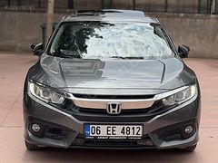 2017 HONDA CİVİC HATASIZ BOYASIZ KAYITSIZ FABRİKASYON LPG'Lİ