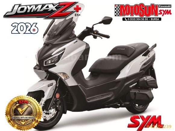 MOTOSUN'DAN 2026 SYM JOYMAX Z+ 250 VADE FARKSIZ 12 TAKSİT...