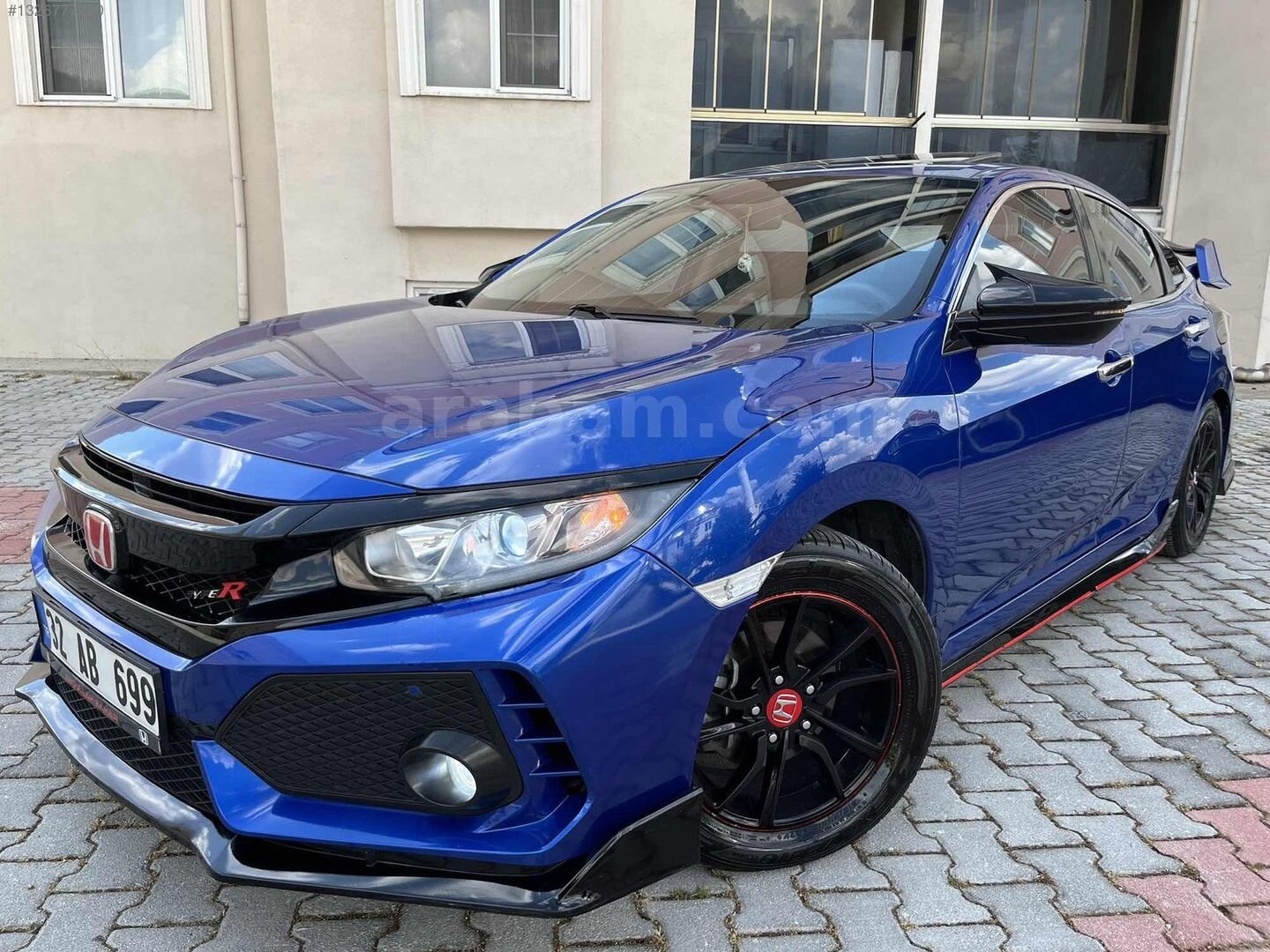 Galeriden Honda Civic 1.6i VTEC Eco Elegance 2017 Model Isparta 125.000 km Mavi 1
