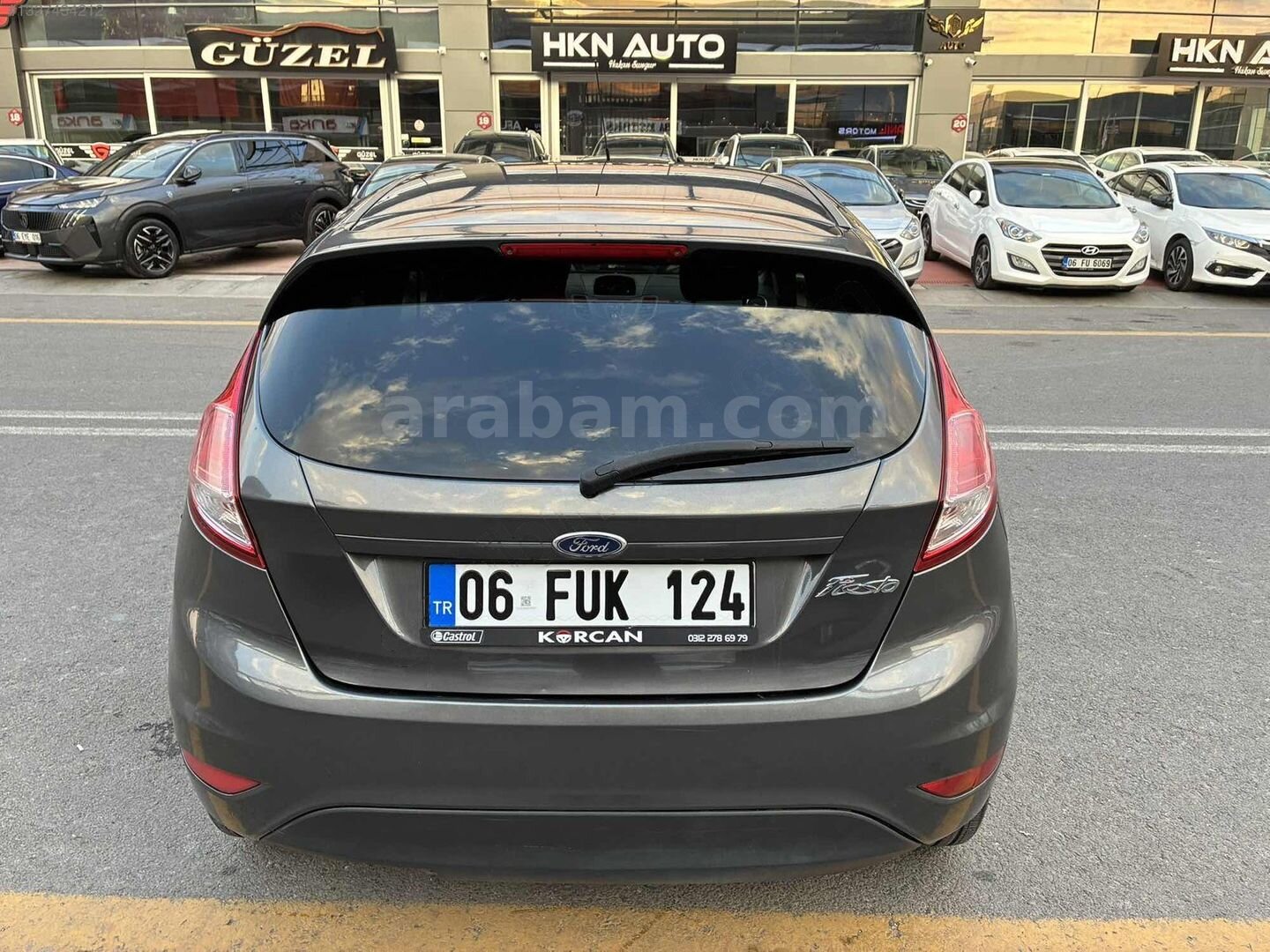Galeriden Ford Fiesta 1.5 TDCi Trend X 2015 Model Ankara 338.000 km Füme 7