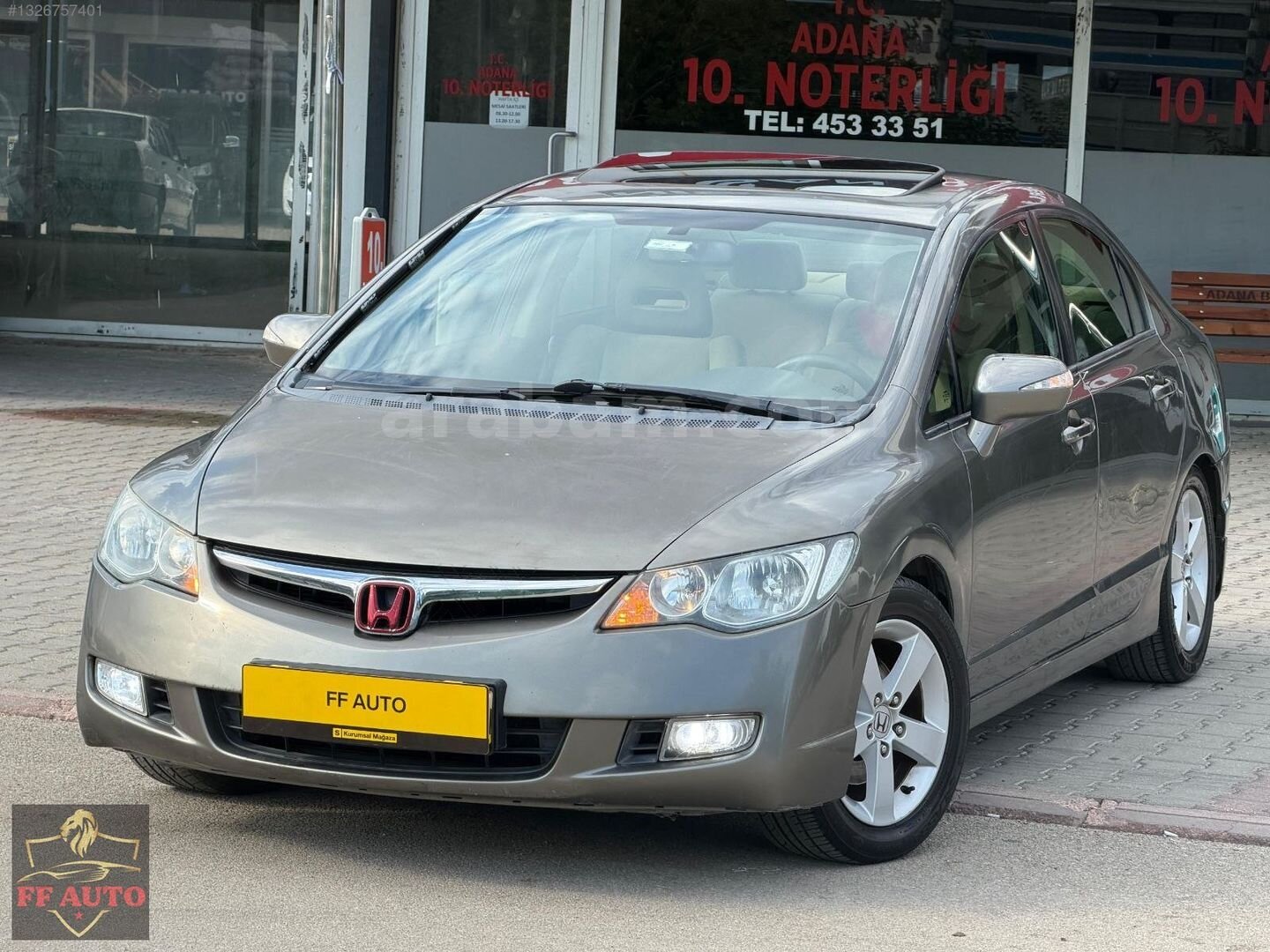 Galeriden Honda Civic 1.6i VTEC Elegance 2007 Model Adana 268.000 km Gri 4