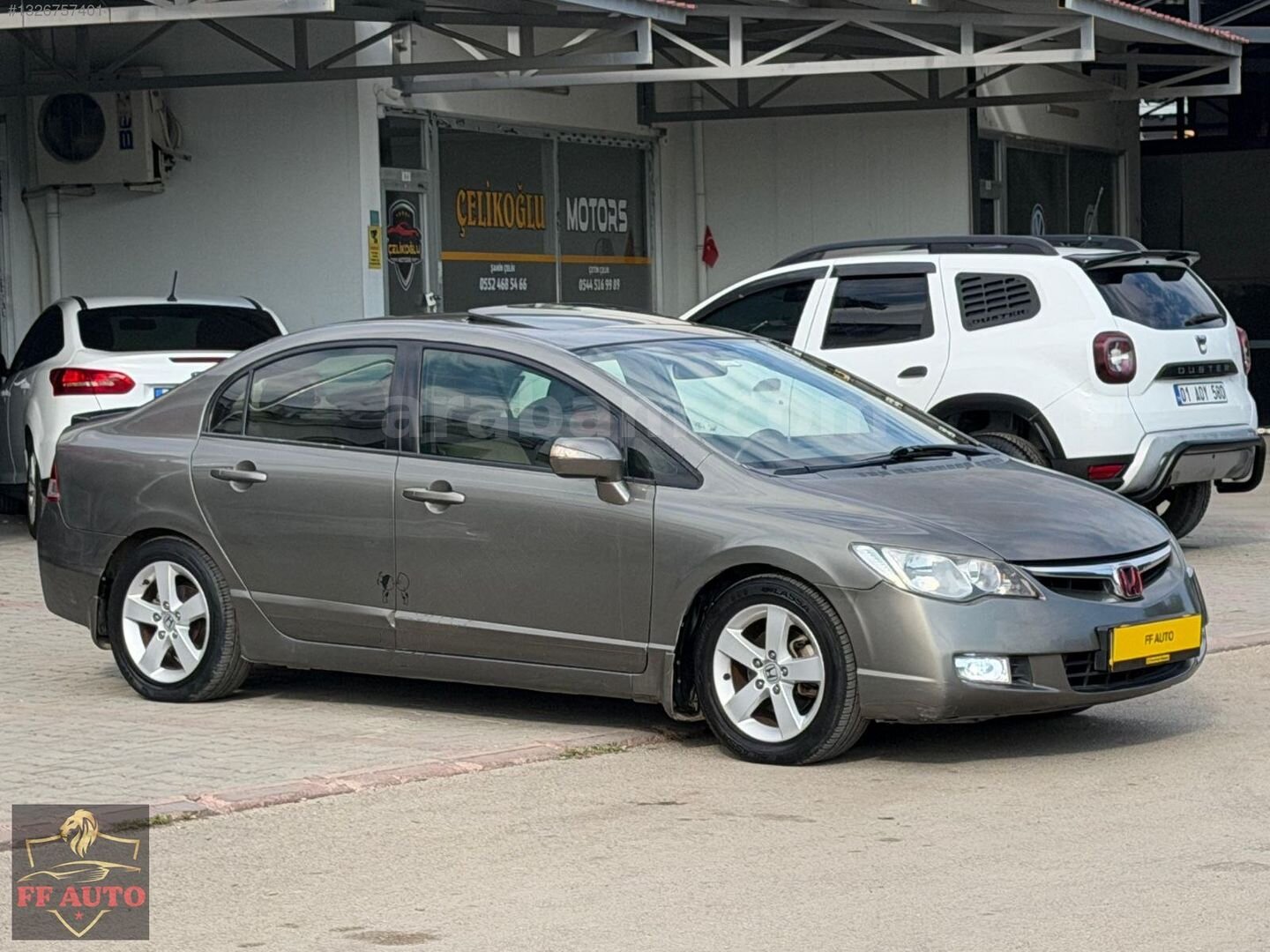 Galeriden Honda Civic 1.6i VTEC Elegance 2007 Model Adana 268.000 km Gri 5