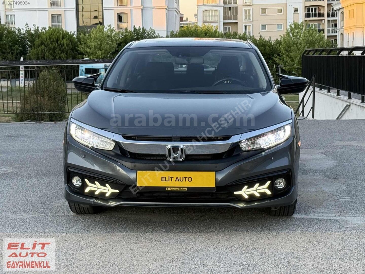 Galeriden Honda Civic 1.6i VTEC Elegance 2021 Model İstanbul 28.000 km Füme 3