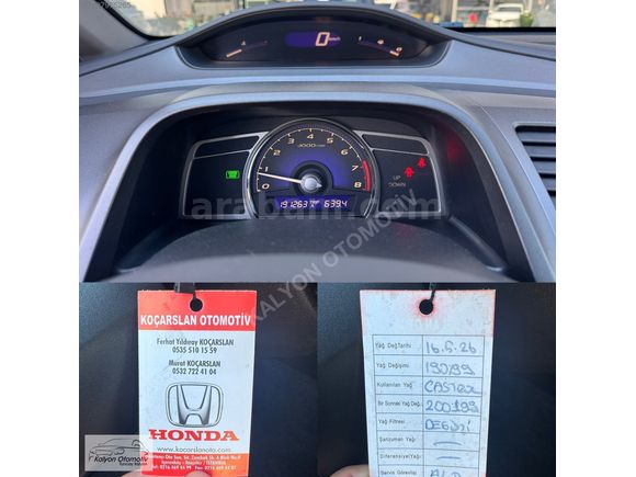 2011 HONDA CİVİC 1.6 İ-VTEC 125HP ELEGANCE 191.000 KM HATASIZ