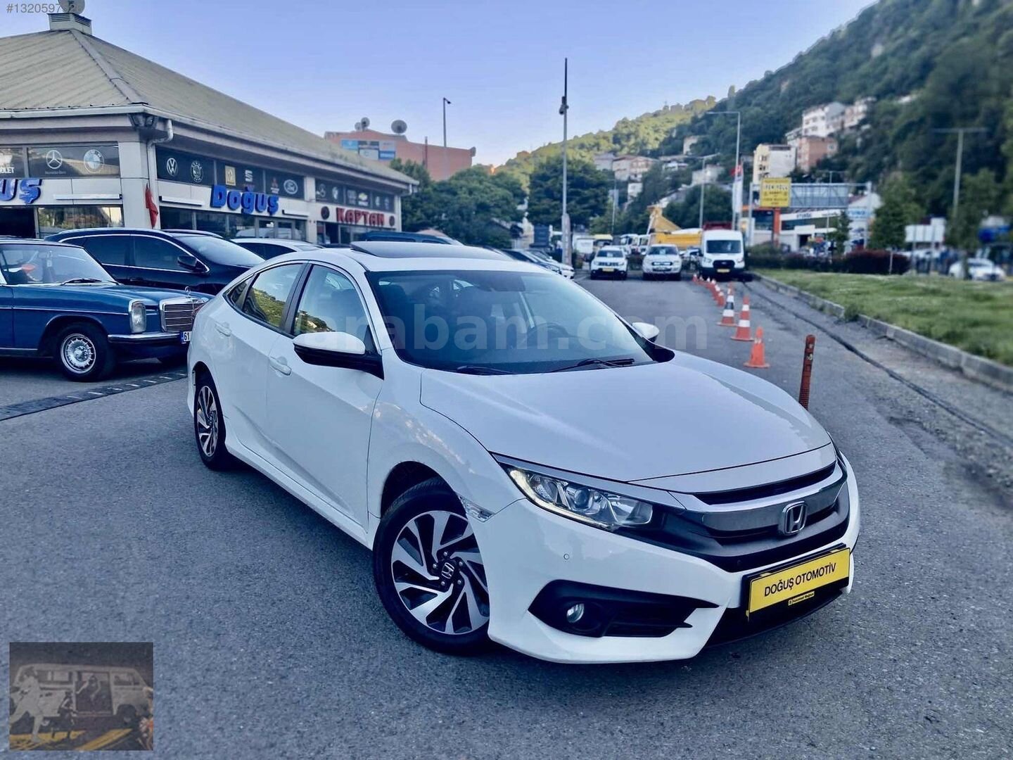 Galeriden Honda Civic 1.6i VTEC Elegance 2016 Model Trabzon 183.000 km Beyaz 2