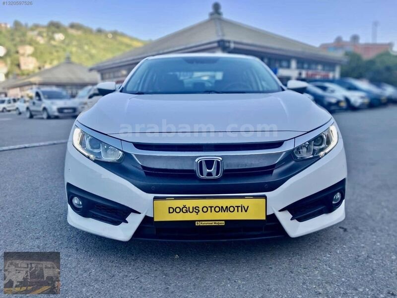 Galeriden Honda Civic 1.6i VTEC Elegance 2016 Model Trabzon 183.000 km Beyaz