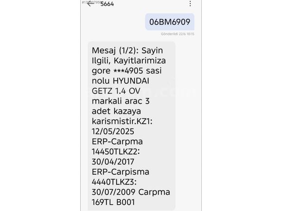 ORİJİNAL 135 BİNDE 4 CAM OTOMATİK ABS'Lİ