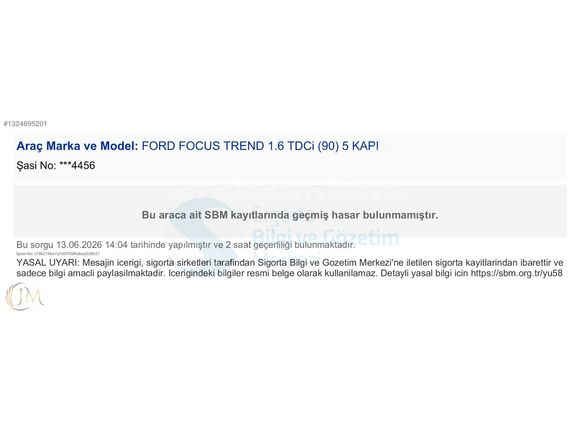 2010 FOCUS TREND X HATASIZ AYARINDA 1.6 DİZEL MANUEL BAKIMLI