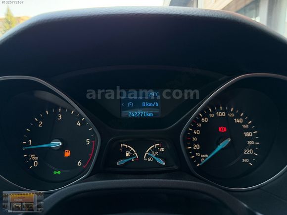 2017-FOCUS 1.6TDCİ TRENDX+G.GÖRÜŞ+CRUİSE+6İLERİ VTS+FULL+BAKIMLI