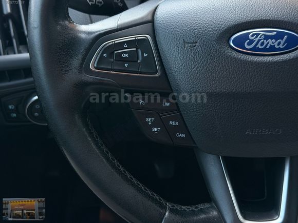 2017-FOCUS 1.6TDCİ TRENDX+G.GÖRÜŞ+CRUİSE+6İLERİ VTS+FULL+BAKIMLI